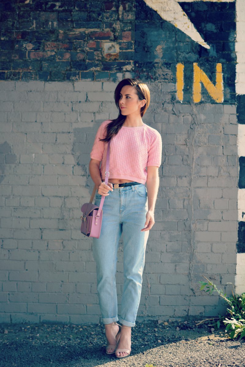 what I wore mom jeans + pastels — Caroline Burke Burkatron