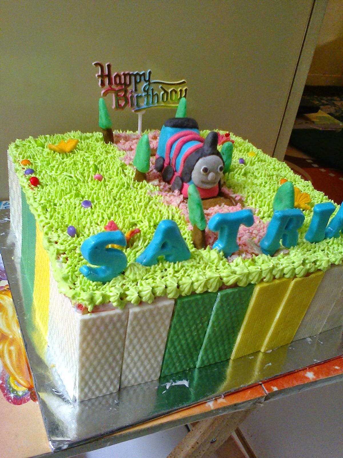 Dapur Kue Naizka: Kue Ulang Tahun Thomas