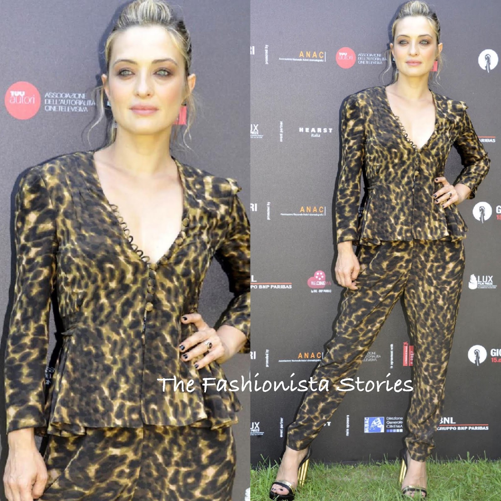 Carolina Crescentini in Stella McCartney at the 'Illuminate' at the
