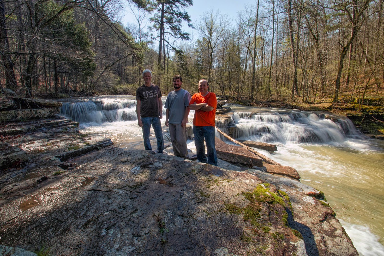 Rick's Hiking Blog Grapevine Shelter, Blue Hole, and Green Grotto