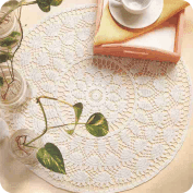 Tapete "Rueda de cálices y hojas" a Crochet Tapete "Rueda de cálices y hojas" a Crochet