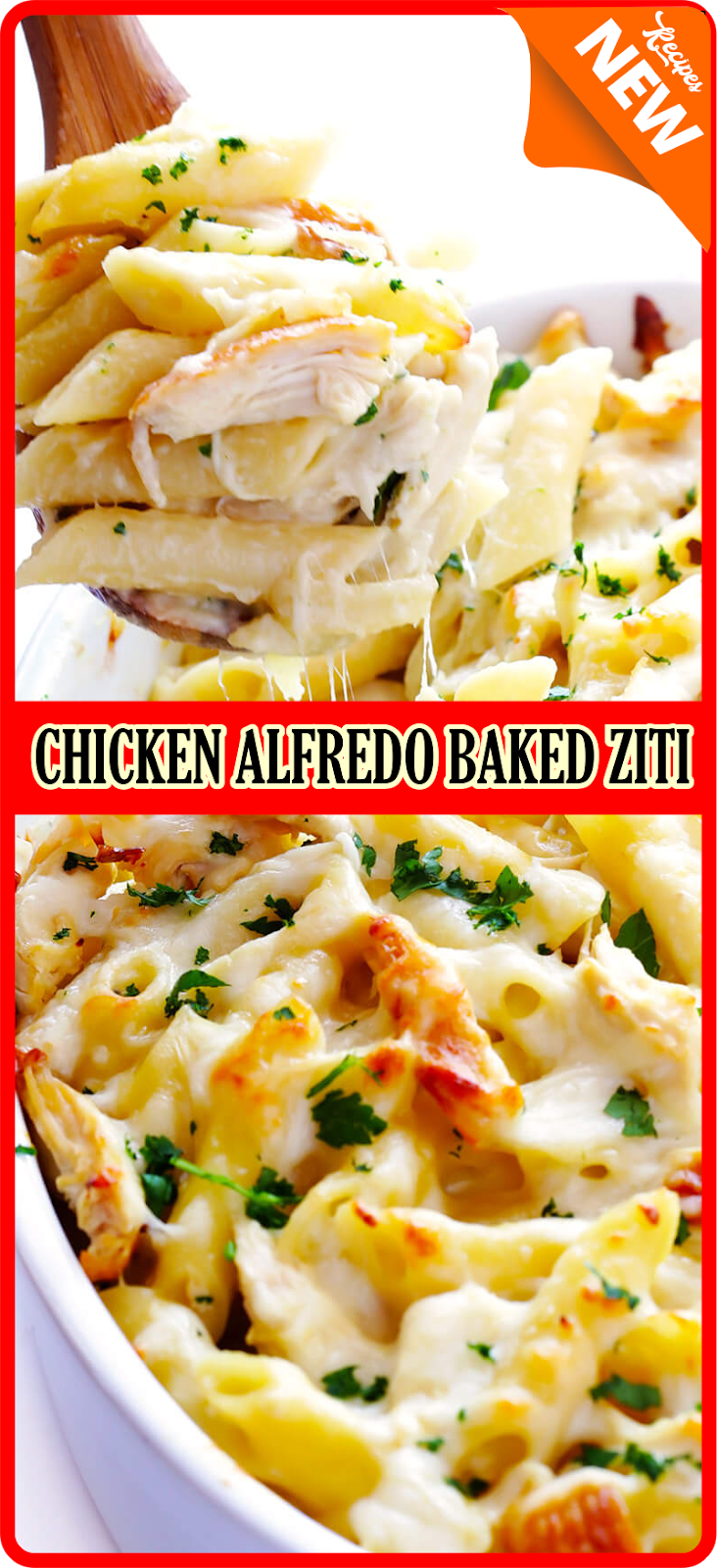 CHICKEN ALFREDO BAKED ZITI Recipe Spesial Food