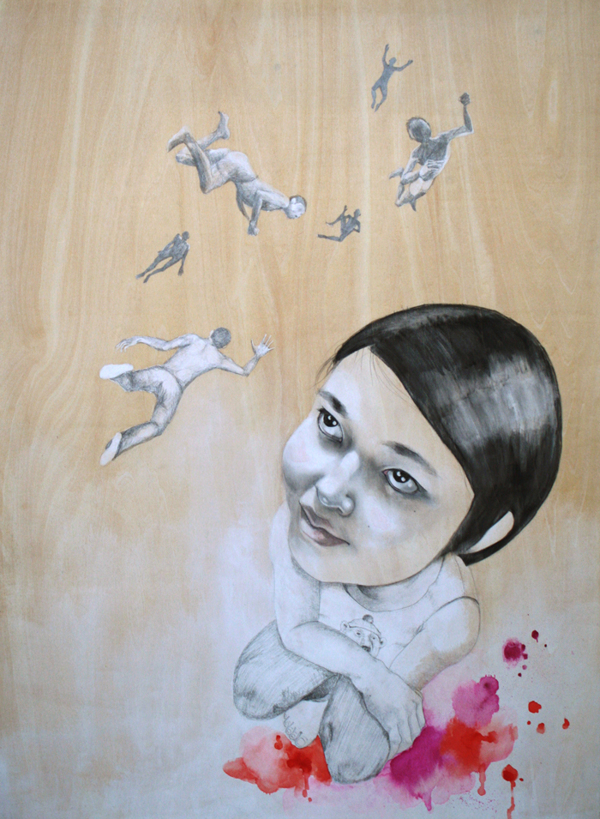 Doctor Ojiplático. Antonella Montes aka Lantomo. Paper & Wood.Illustration | Ilustración