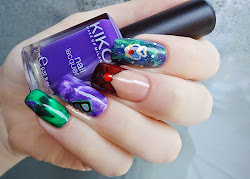 sailor moon finger pluto manicure collab nails glaze mate kiko cosmetics dust fairy china