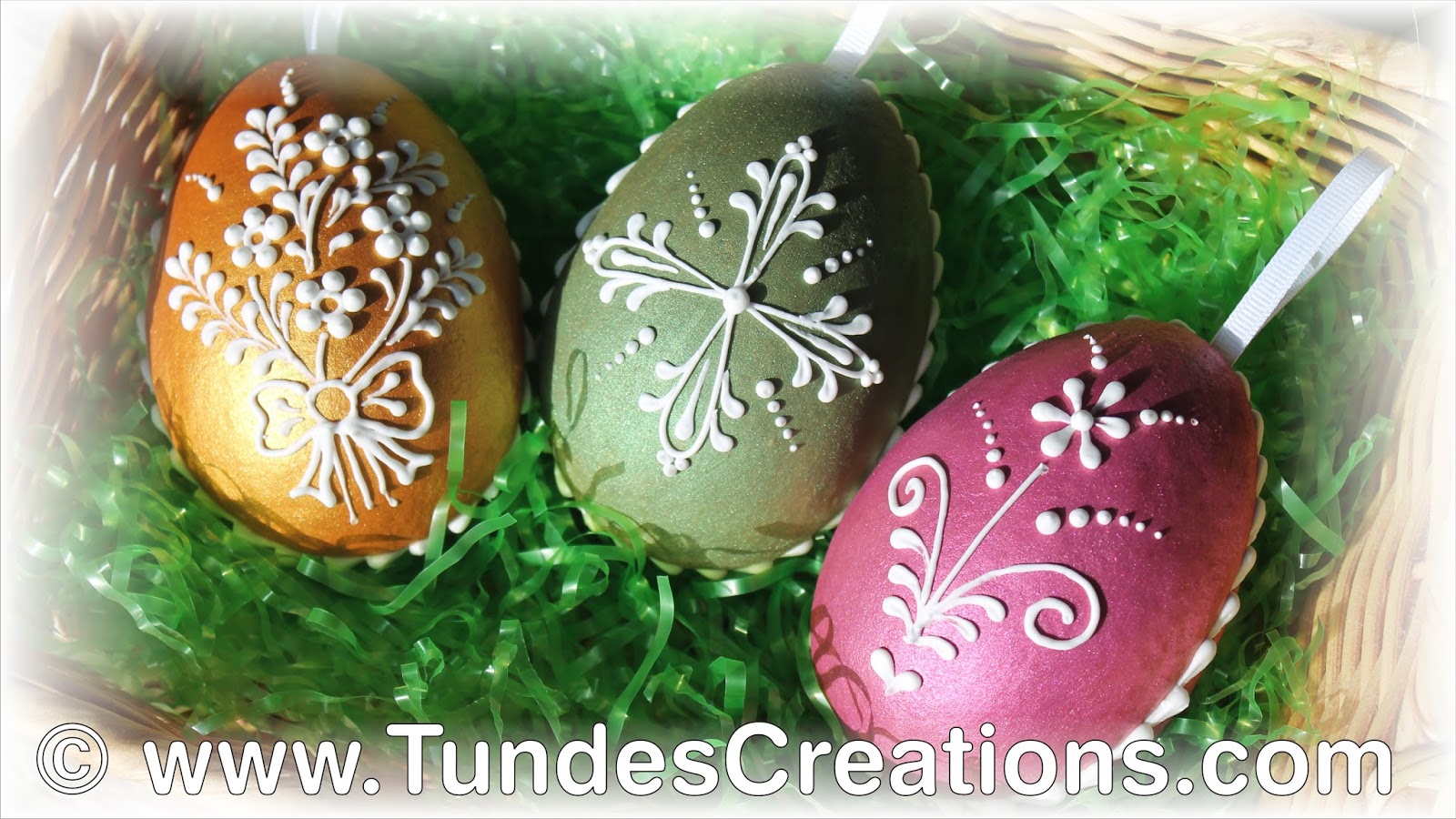 The Gingerbread Artist Candy filled Easter egg cookies