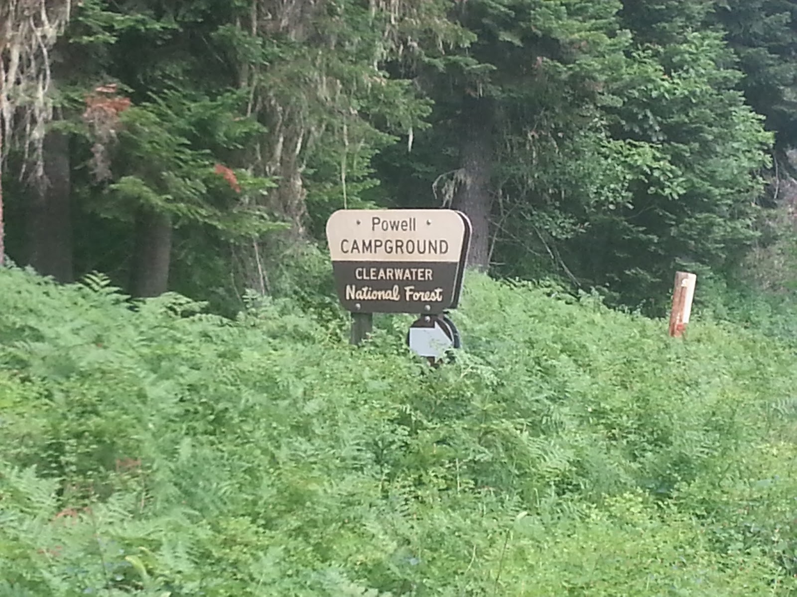 Hills on Wheels Powell Campground in Clearwater National Forest