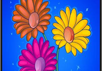 Mewarnai Bunga Matahari Download Gambar Mewarnai Gratis