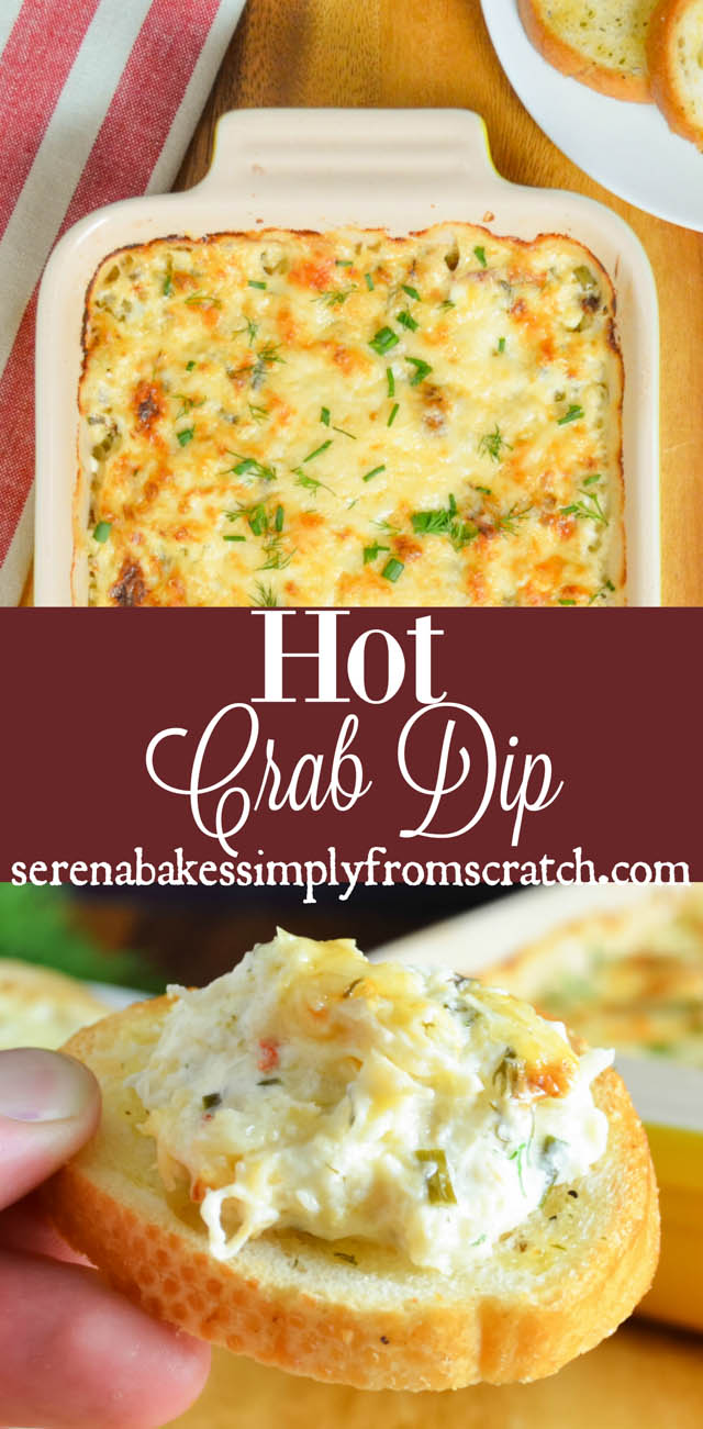 Hot Crab Dip | Serena Bakes Simply From Scratch