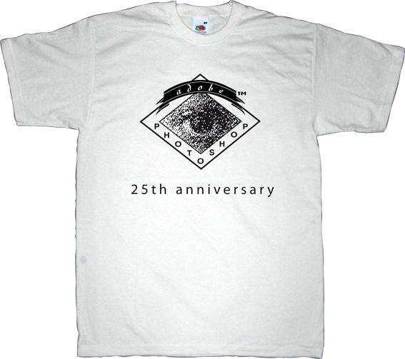 adobe photoshop anniversary photography macintosh t-shirt ephemeral-t-shirts