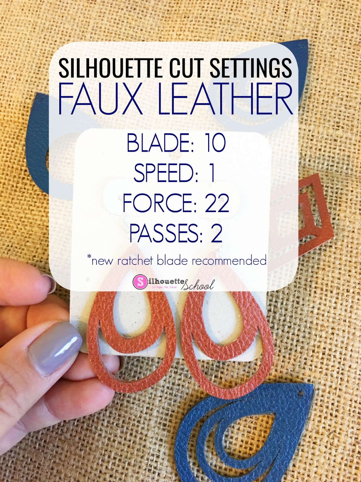 Silhouette Autoblade 3 Pack Replacement Blades for Cameo 3 and Portrait  2-50 Free Designs