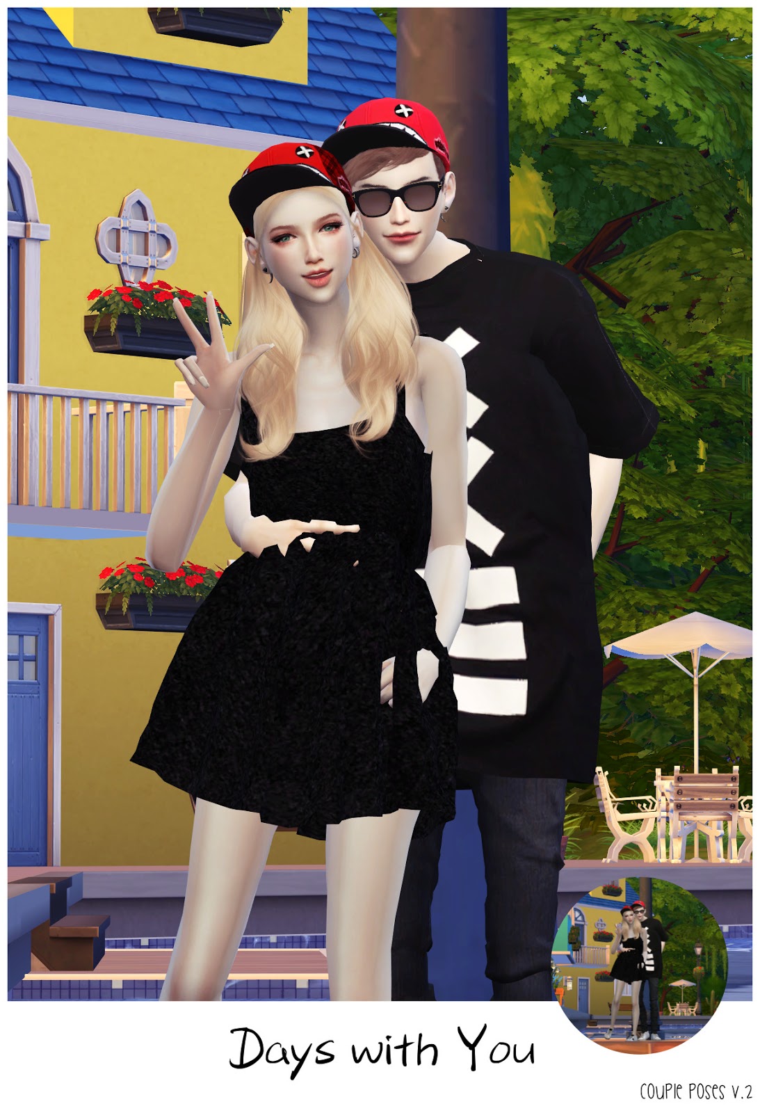 Sims 4 Ccs The Best Days With You Couple Poses By Flower Chamber