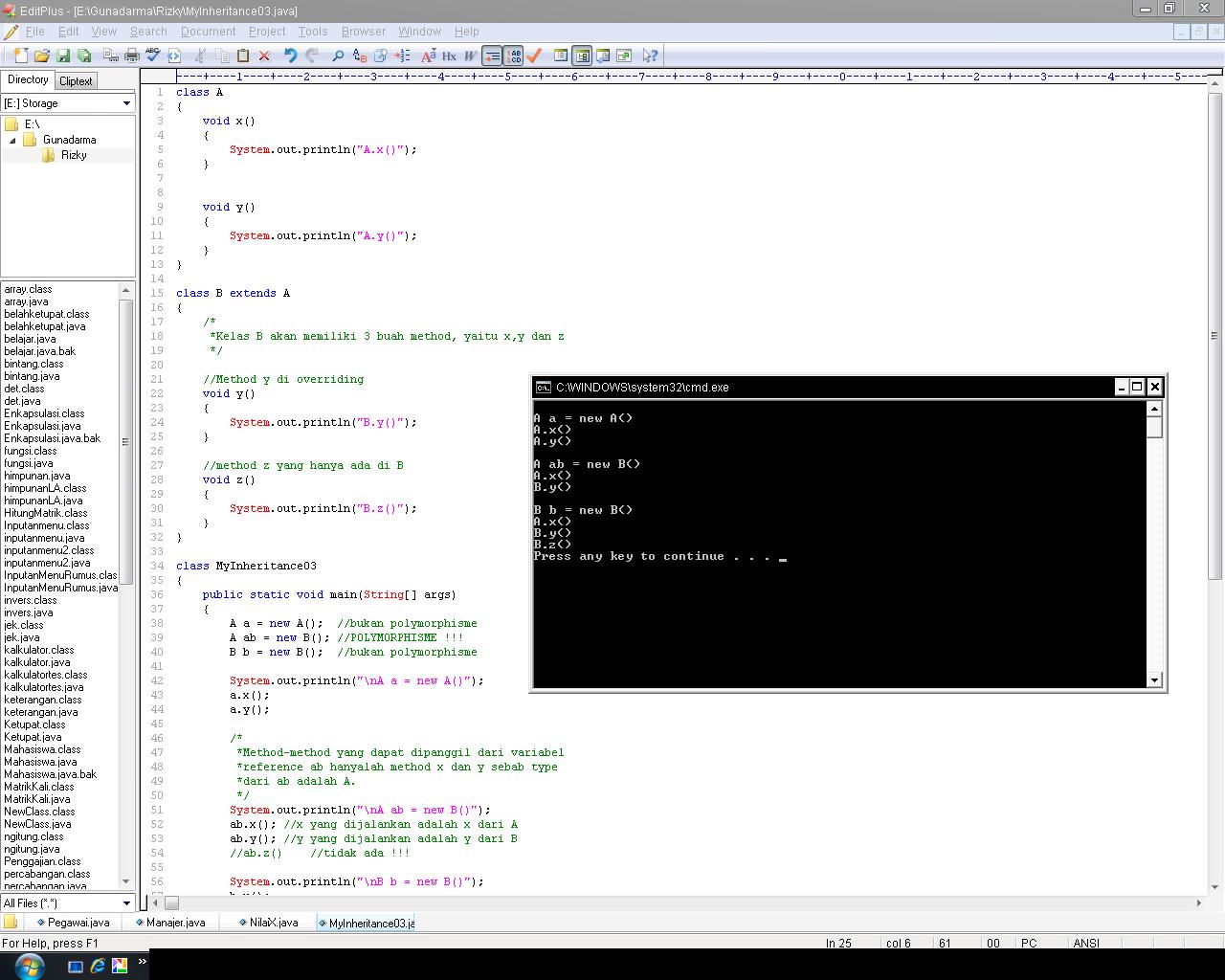 Decalogs -: Inheritance dan Polymorphism pada Java