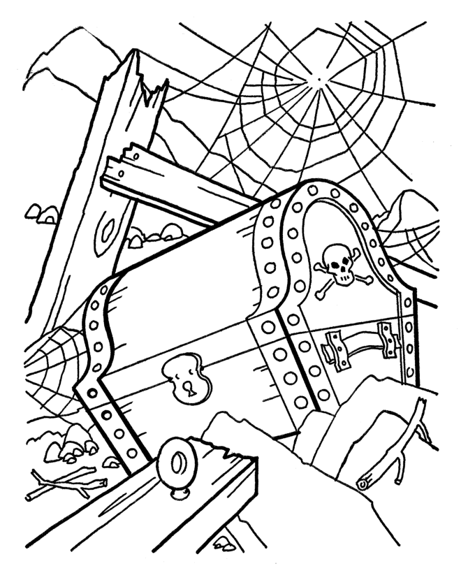 caillou pirate coloring pages - photo #44