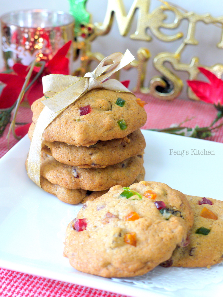 Peng's Kitchen Chewy Fruitcake Cookies