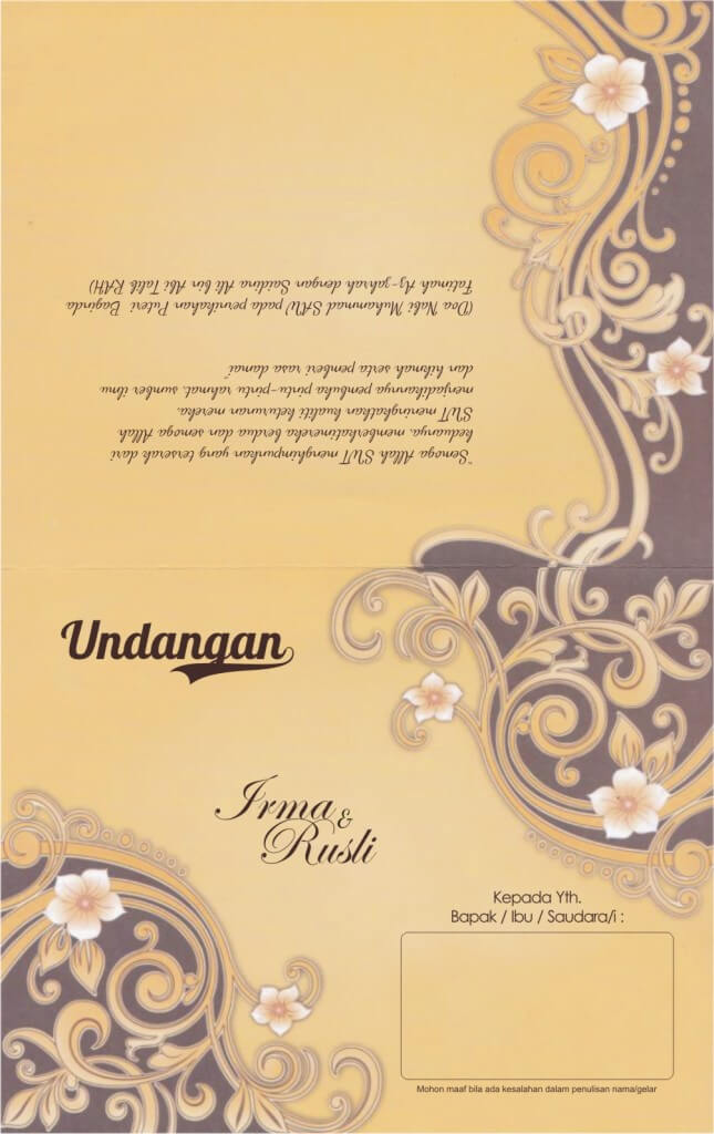 Download settingan blanco undangan erba 88183