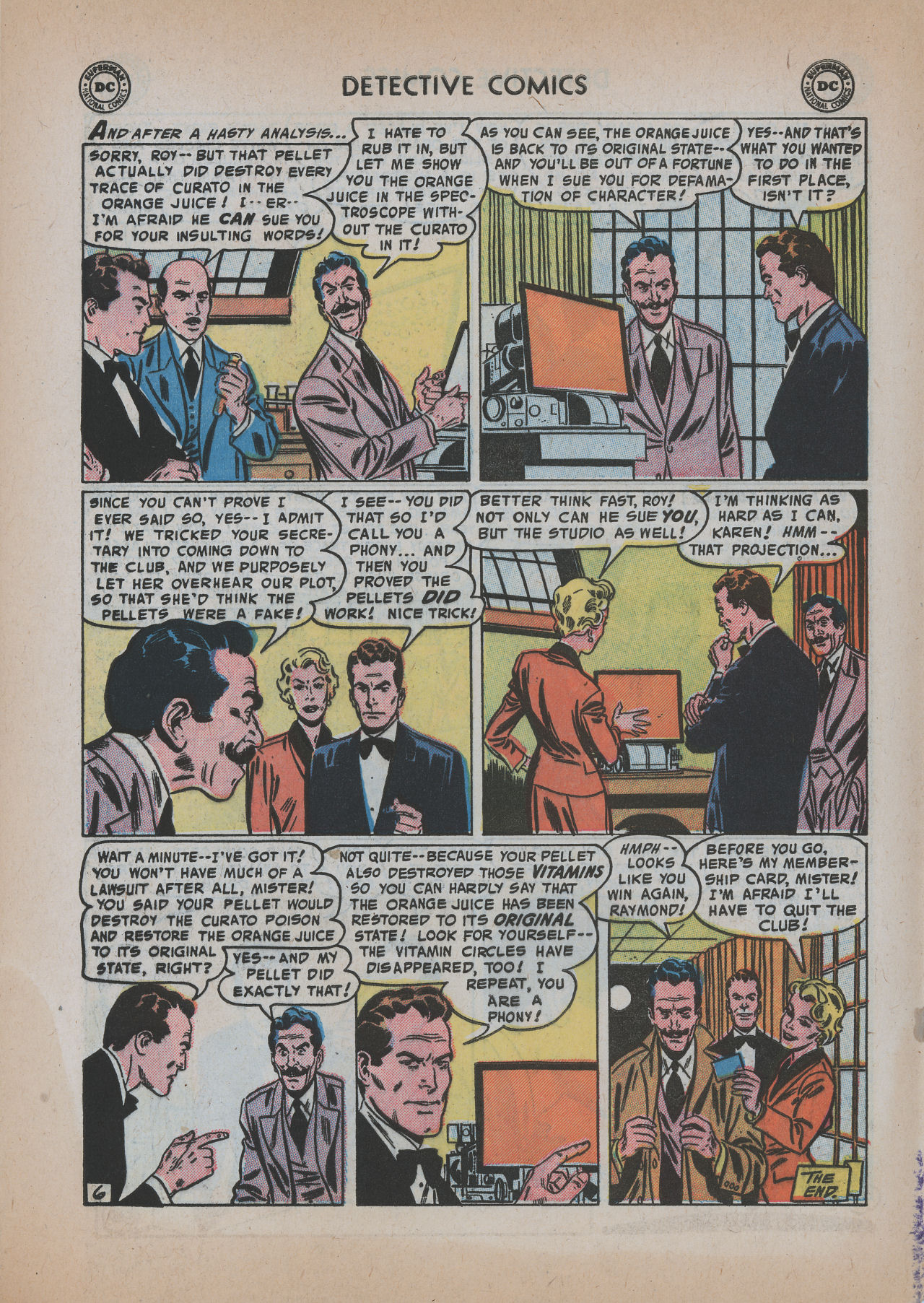 Read online Detective Comics (1937) comic -  Issue #219 - 32