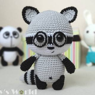 PATRON MAPACHE AMIGURUMI 28449ITALIANO