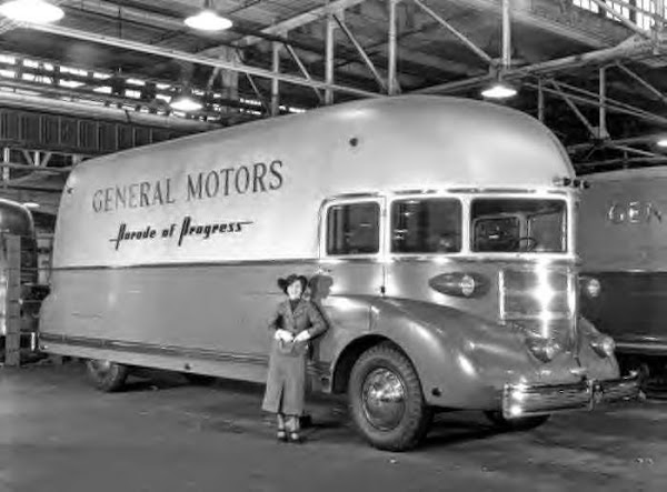 GM's Parade of Progress trucks were big ~