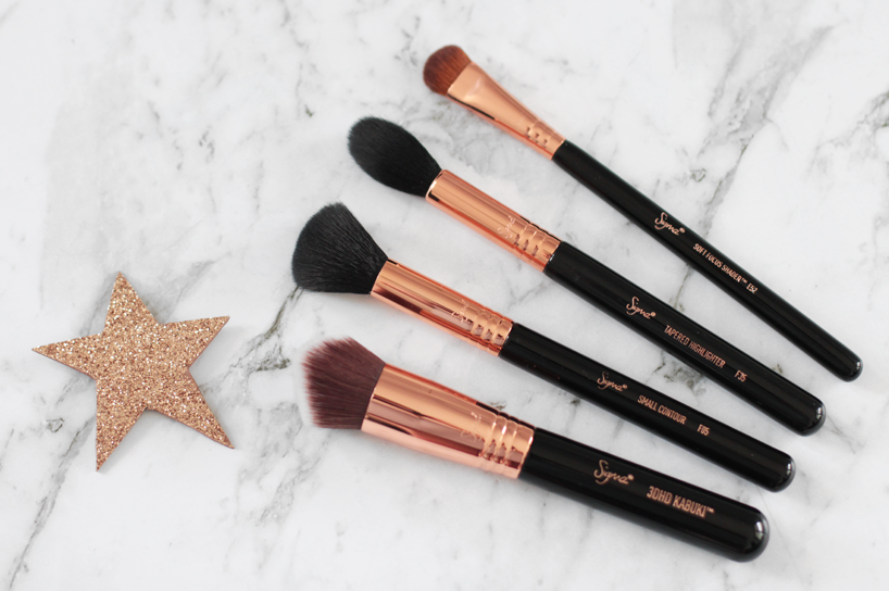 Sigma beauty copper rose gold brushes