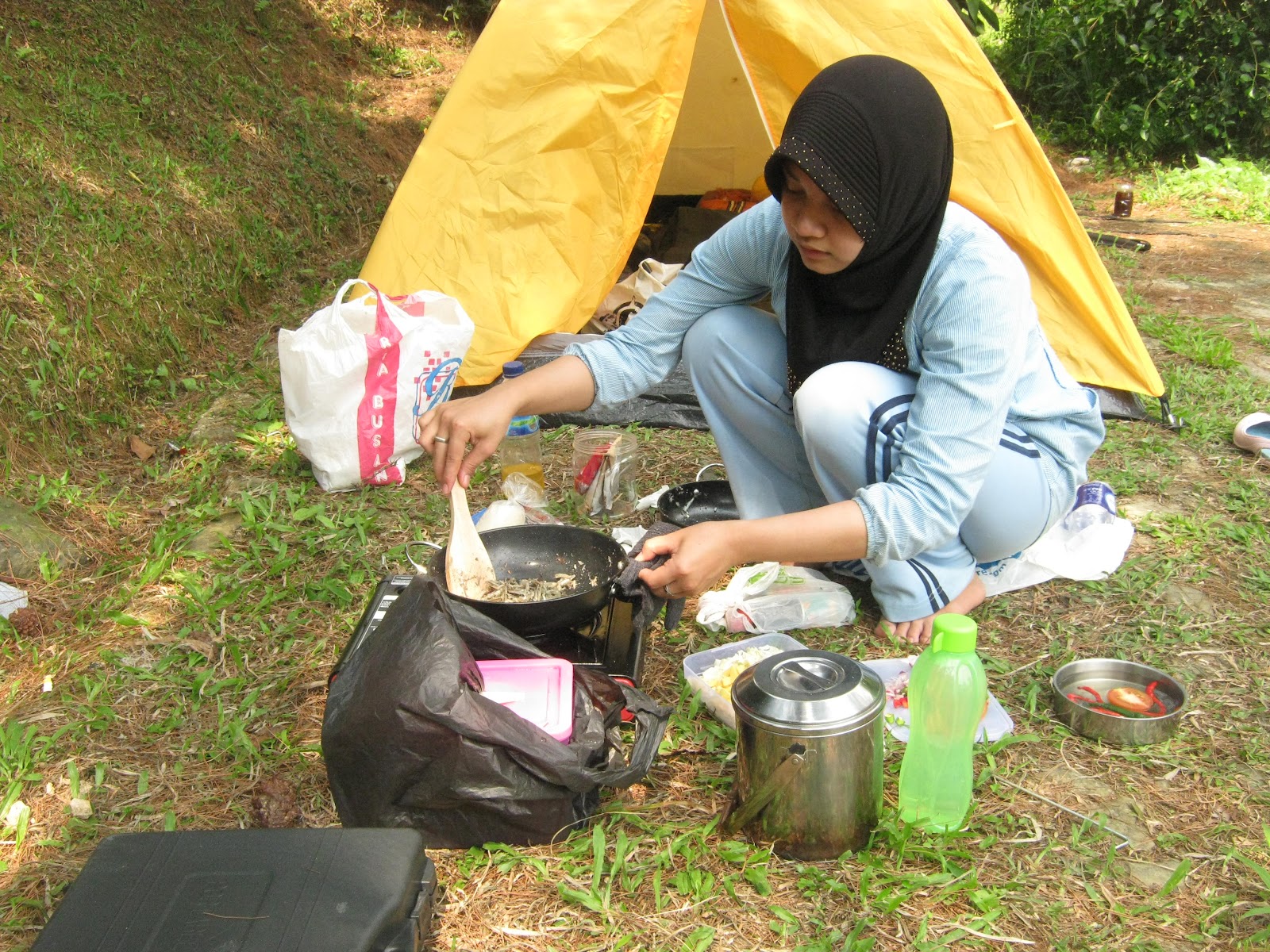 Camp at Curug Panjang Mega Mendung | salam rimba..