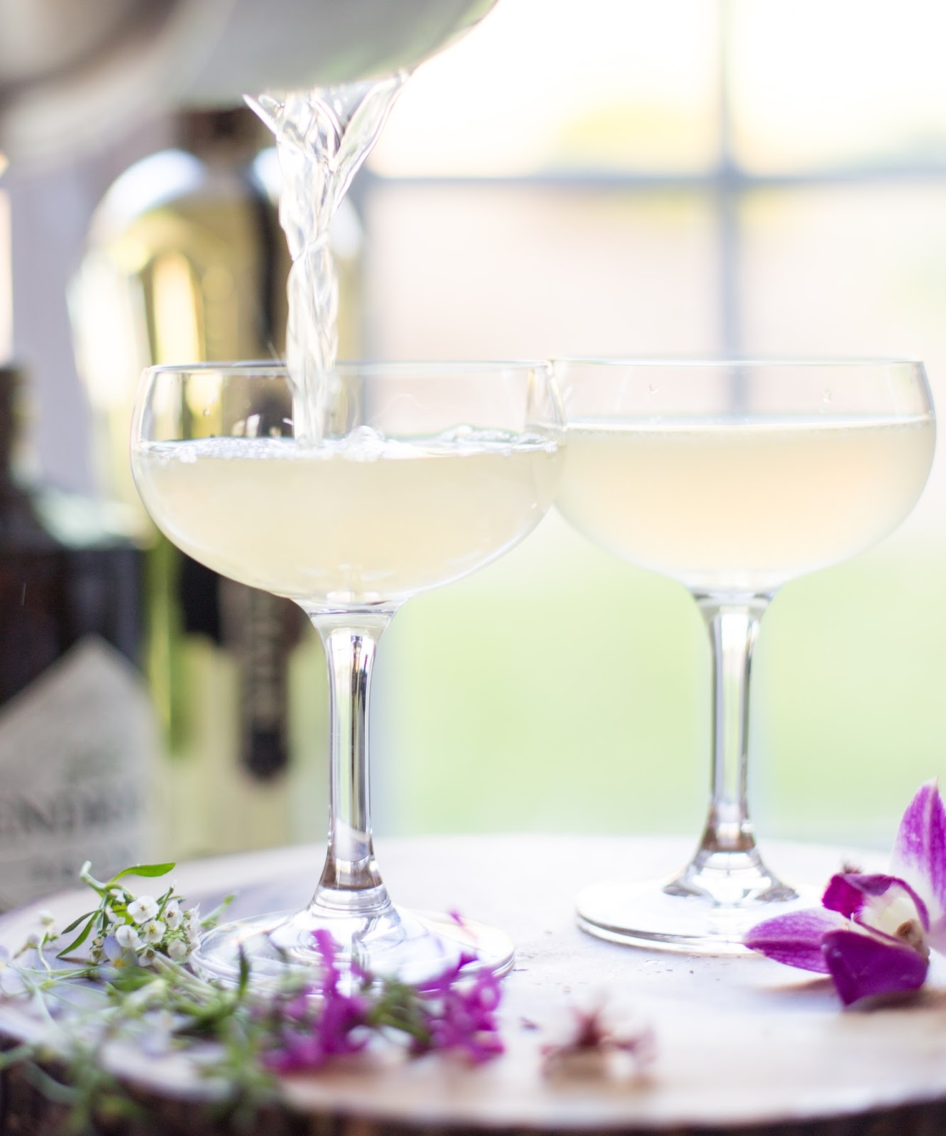 Straight to the Hips, Baby G & Tea (Gin & Green Tea Sour)