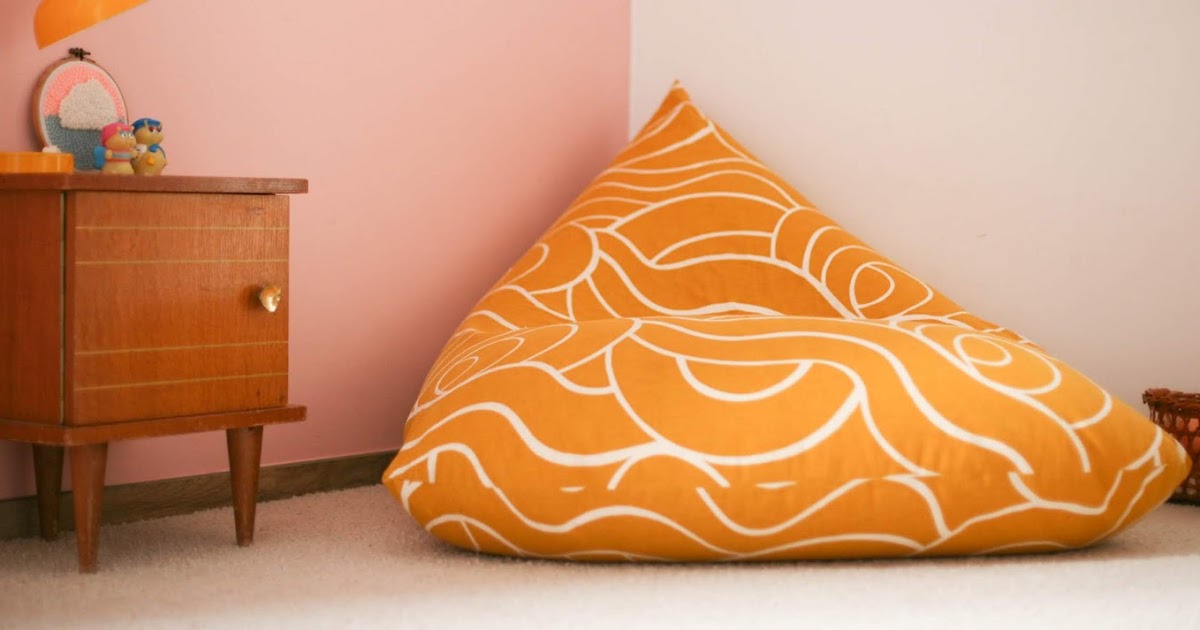 Petrol and Mint Bean bag diy