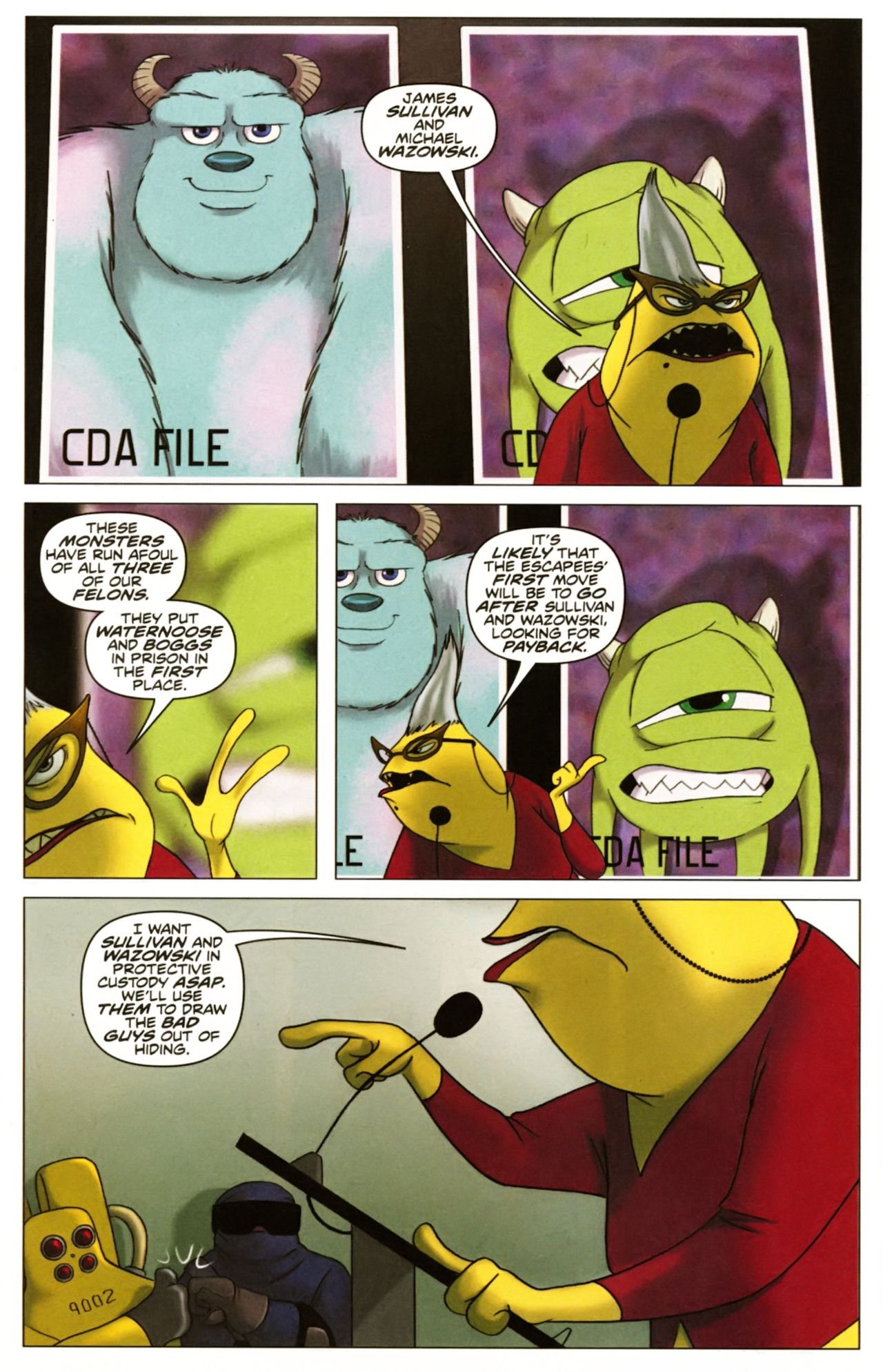 Read online Monsters, Inc: Laugh Factory comic -  Issue #4 - 5