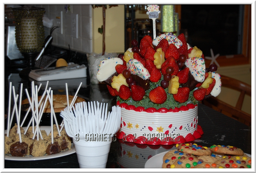 3 & 2 Sapphires Edible Arrangements' New Confetti Fruit