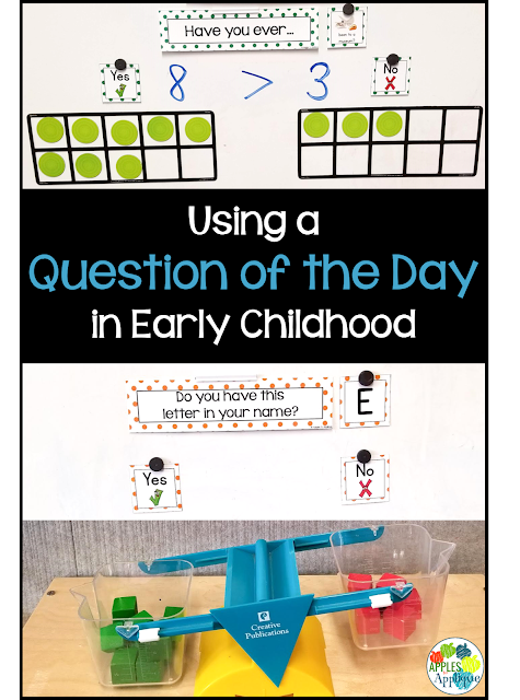 Using a Question of the Day in Early Childhood | Apples to Applique
