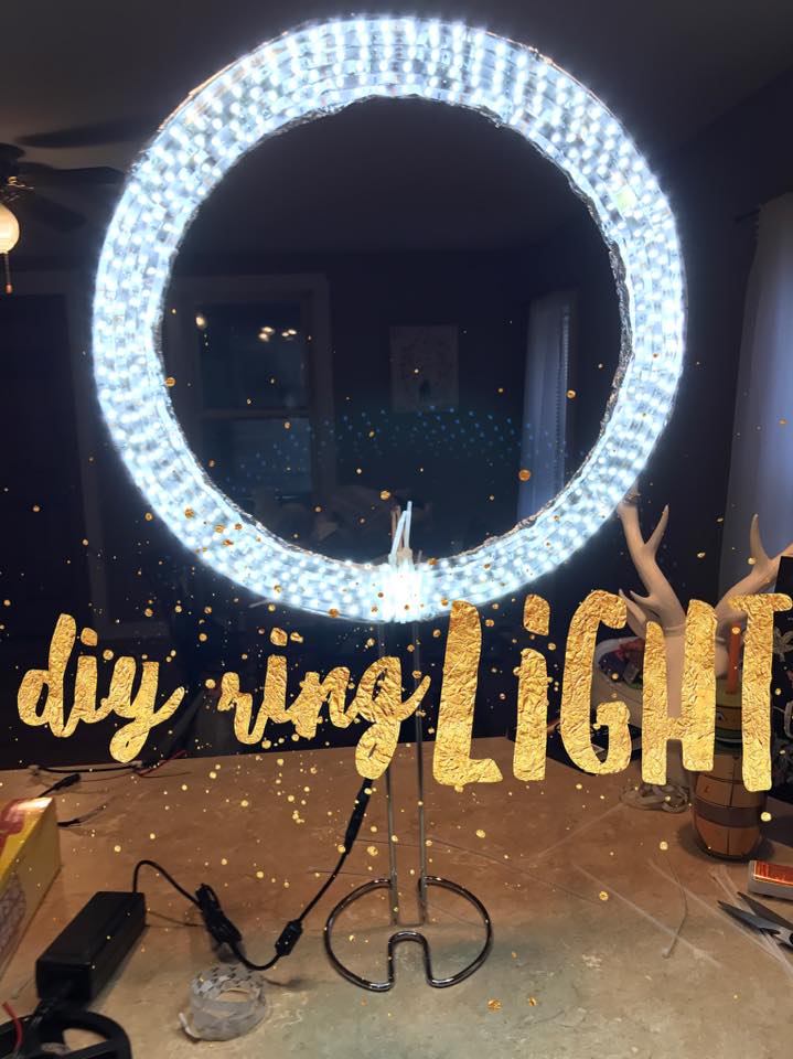 Sun Kissed and Barefoot: DIY Ring Light for under $40