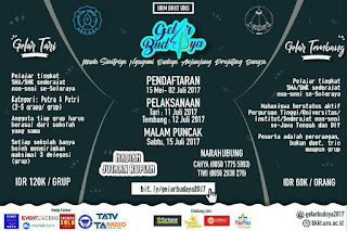 Lomba Tari dan Lomba Tebang Lagu 2017 di UNS lomba