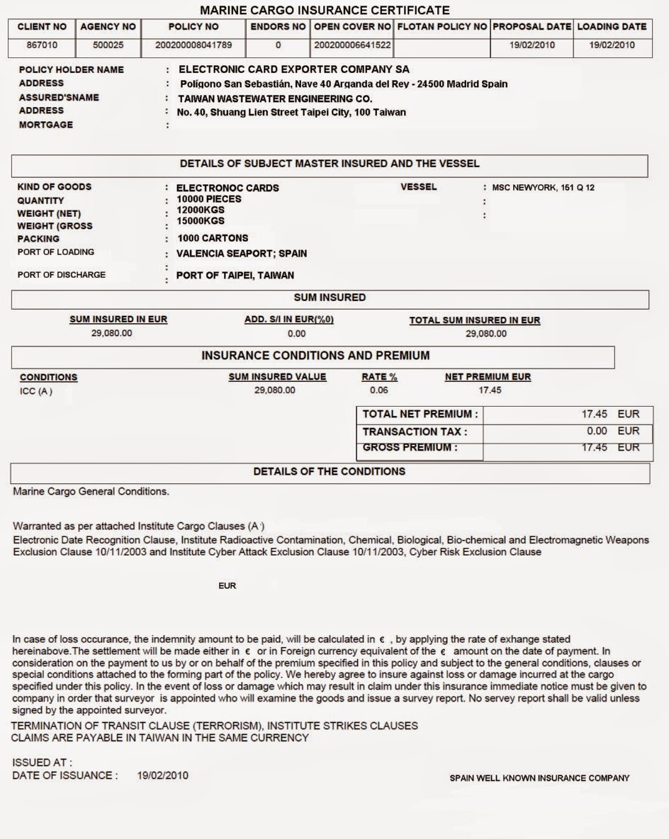 Insurance Certificate Meaning - Insurance, liability - When you need to ...