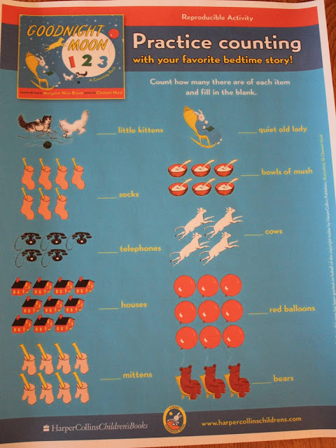 The Armstrongs: The rest of the Goodnight Moon activities