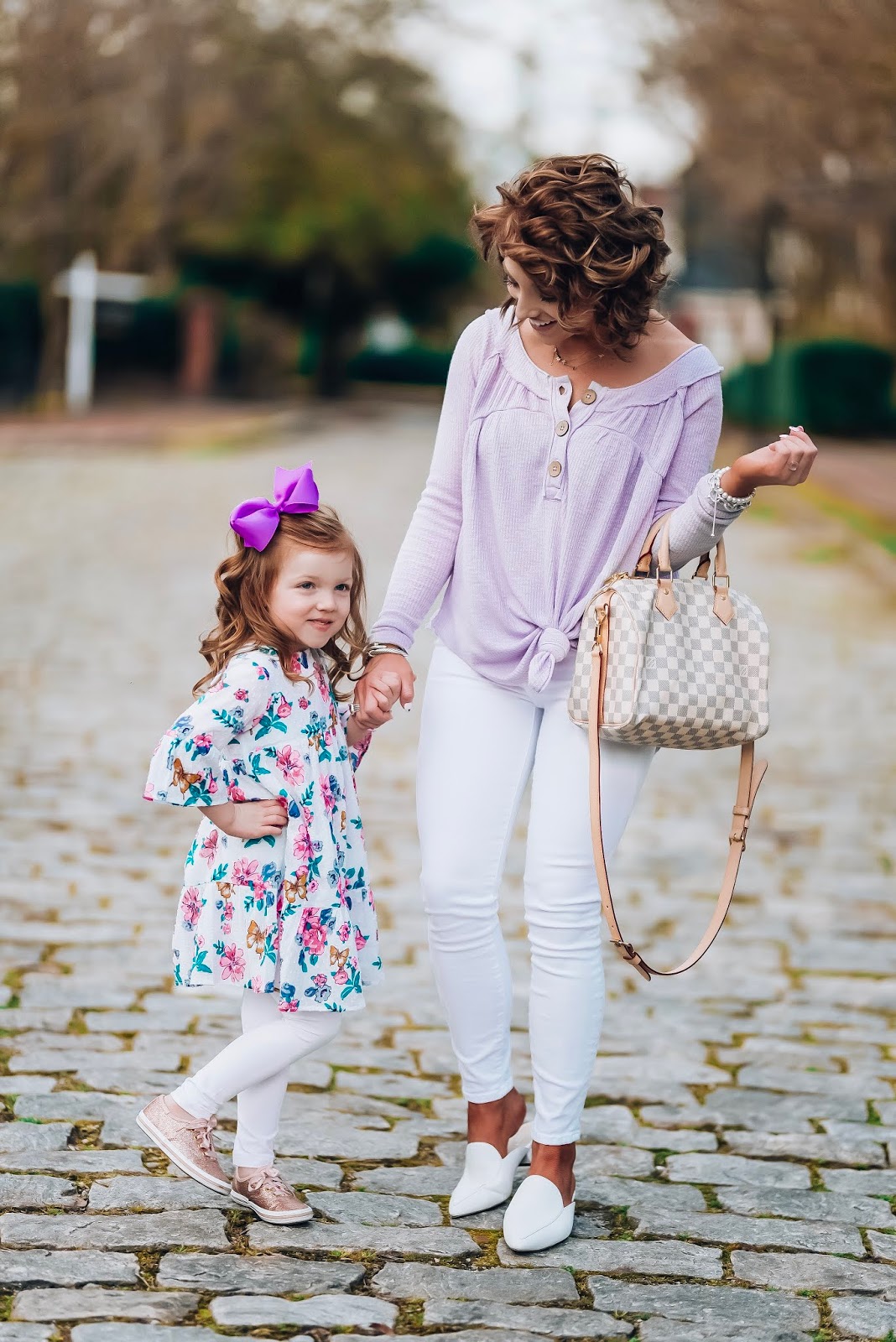 Mommy & Me in Lavender + A Top You Need In Your Closet!!! - Something Delightful Blog