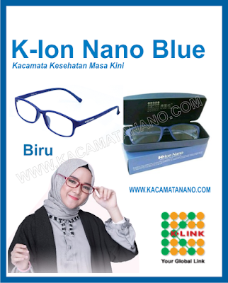  Kacamata  K Ion  Nano Biru
