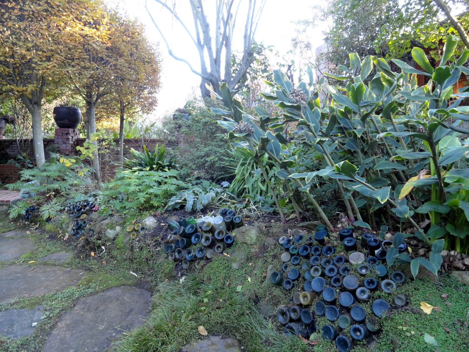 danger garden: Bottles in the landscape | Plants, Garden, Landscape