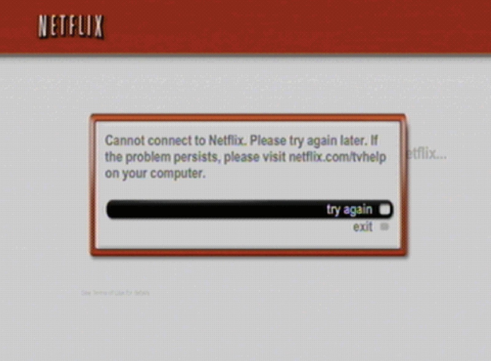 NETFLIX SERVER ERRORS - ESN [Electronic Serial Number] VALIDATION