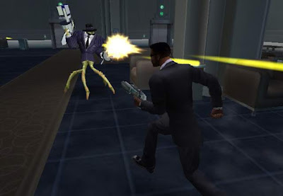 Agent J looks awful here Agent J Men in Black II Alien Escape Nintendo GameCube Will Smith