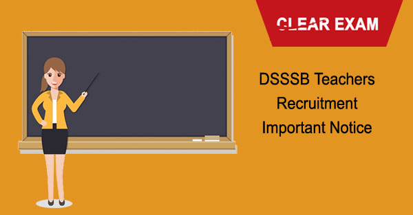 DSSSB Teachers Recruitment