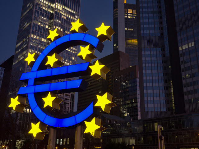 The euro slipped after European Central Bank decided to prolong its bond-buying program