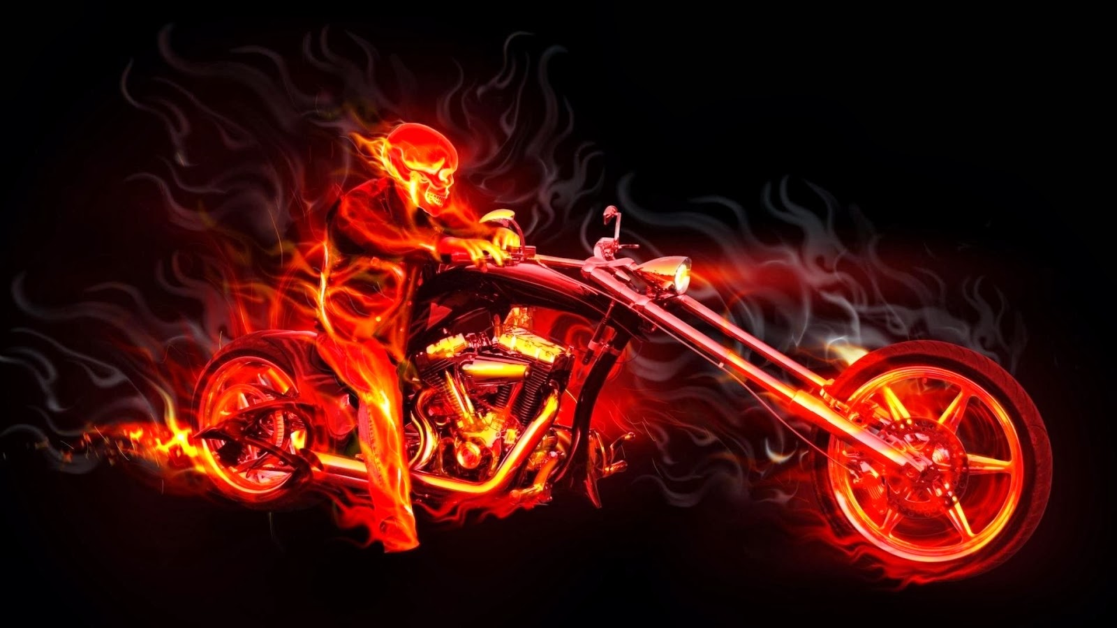 25 Wallpaper Unik Hd Terbaru Anime Ghost Rider Gambar Api