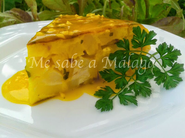 receta de tortilla de patatas en salsa