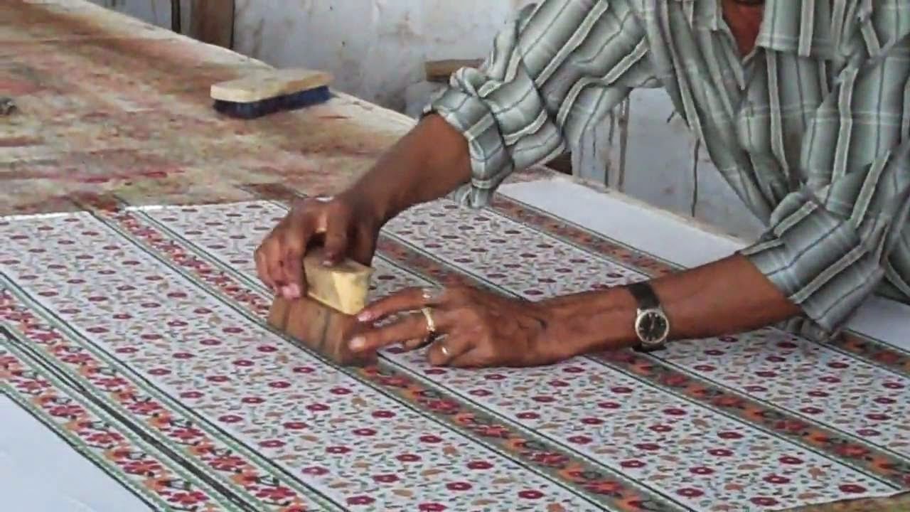 Handicrafts of India Hand Block Printing Fabric of Jahota, Rajasthan