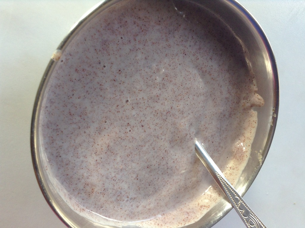 sprouted ragi milk for babies