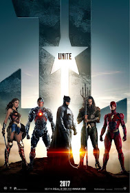 Justice League Character Movie Poster Set - Batman, Wonder Woman, Aquaman, The Flash & Cyborg