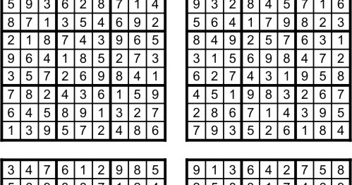 Sudoku Para Imprimir 134