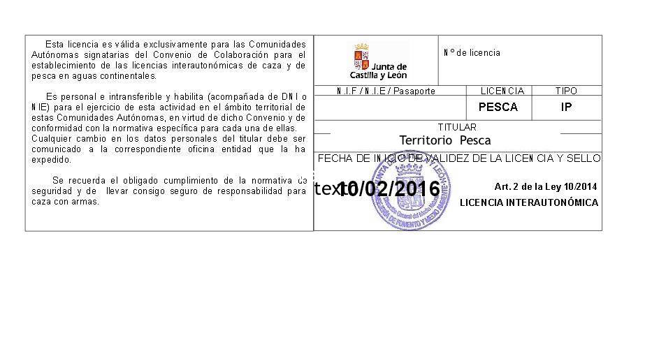 Licencia Pesca Junta De Castilla Y Leon 2022