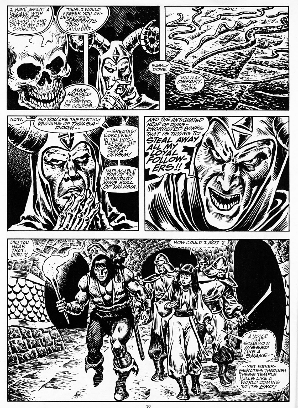 Read online The Savage Sword Of Conan comic -  Issue #191 - 32