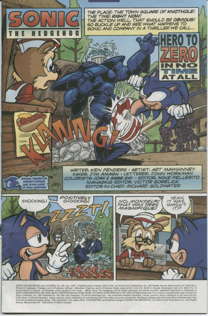 Sonic The Hedgehog (1993) 150 Page 2