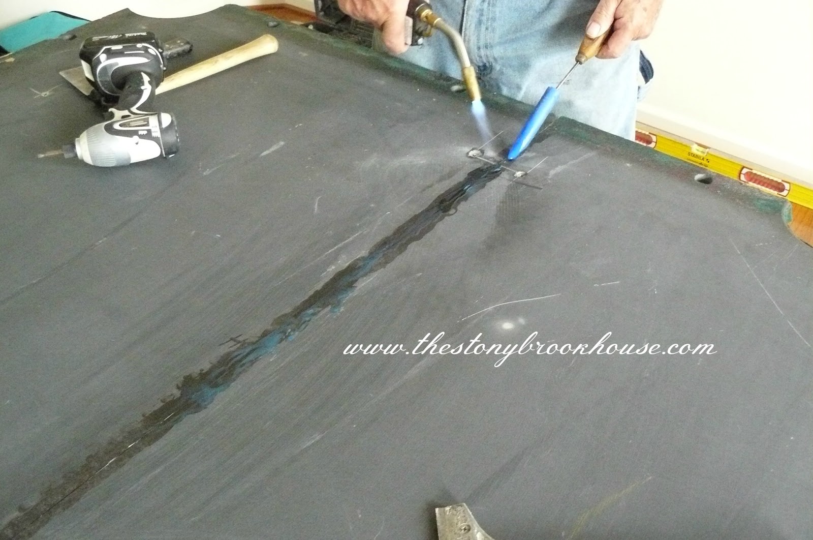 Pool Table is IN! The Stonybrook House